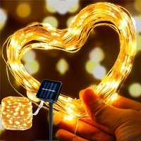 Solar LED Light Outdoor Festoon Lamp Garden Fairy Light String Led Twinkle Lamp Garland Yard Decoration Valentine's Day 2026