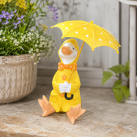 1PC Cute Cartoon Duck Ornament – Outdoor Garden Animal Statue for Yard, Patio, Lawn & Home Decoration