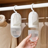Reusable Hanging Dehumidifier Bags for Closet & Bathroom - Moisture Absorbing, Odor Control, Durable Plastic