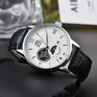 DFDG Mechanical Automatic Unisex Orient Watch Sport World Time Waterproof Shockproof Fully Functional Sun, Moon & Stars Series