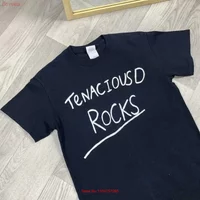 Rare T Shirt S 5XL Tenacious D Band Rocks 90s CC150 vintage Washed Stylish graphic homme Soft Breathable Slightly