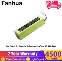 Fanhua Battery for Scott Proflow Sc Asbestos Proflow SC 120 Proflow SC160 4500mAh / 43.20Wh HR-4/3FA-X8 5063748 5063554