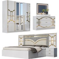 Simple Modern King Room Full Set Home Du Luxury Wood Frame Bedroom Furniture Set