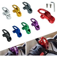 CNC Aluminum Motorcycle Handlebar Helmet Hook Hanger Bracket Universal Accessories