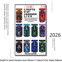 NEW Display Wallboard Suitable for lego Speed Champions 10 cars UltimateF1 Collector's Pack Wall Mount Display box Photo Frame