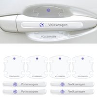 4pcs/8pcs Car Door Bowl Handle Protector Sticker Transparent Anti-scratch For VW Volkswagen Golf Polo Passat Tiguan Touran Jetta
