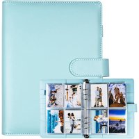 A5 PU Leather Photo Album INS Multi-pockets Kpop Photocard Binder Photo Card Holder Card Collect Book Photo Binder Cover 포카 바인더