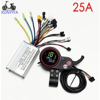 25A 24V/36V/48V Sine Wave Controller 350W with 5-Pin S877 Dashboard Communication Display Accessories for KUGOO M4 Ele-Scooter