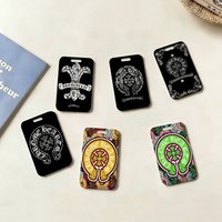 Luxury logo C-ChromeS-H-Hearts Fashion 1pc Credit Card Holders Bank Card Neck Strap Card Bus ID Holder Students Identity Badge