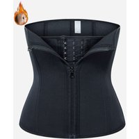 Plus Size Women Waist Trainer Sauna Sweat Belt, 9 Steel Bones Neoprene Body Shaper, Slimming Belly Wrap, Sport Abdomen Cincher