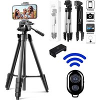 DSLR Tripod Cellphone Tripods For Phone Tripod For Mobile Tripie For Cell Phone Portable Stand Holder Selfie Picture with Gift