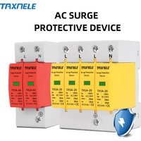 SPD 2P 4P Surge Protector Low Voltage AC Distribution Household Lightning Protection Device Arrester LBO 20KA 40KA 60KA