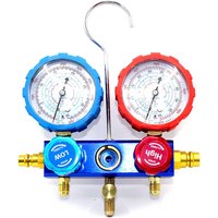 Manomètre de pression pour réfrigérant, manomètre de haute qualité, manomètre résistant aux chocs, outil pour réfrigérant de climatisation