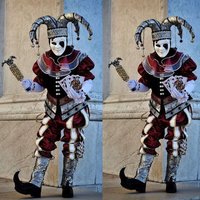 Newest Renaissance Jester Costume Outfit Medieval Clown Costume Ren Faire Festival Venice Carnival Costumes Suit with Collar Hat