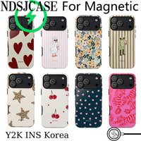 Luxury Clmj Chilling Frolic Phone Case for iPhone 17 16 15 14 13 12 11 Pro Max Plus Air Magnetic Double-layer Back Cover