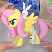 Original My Little Pony Fluttershy Sweet Diary Series Blind Box Ornament Action Figure Cartoon Decor CollectibleToy Holiday Gift image 4