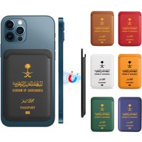 Upgrade Magnetic PU Leather Wallet Case For MagSafe iPhone13 14 15 16Pro Luxury Saudi Arabia Passport Card Bag Holder Cover