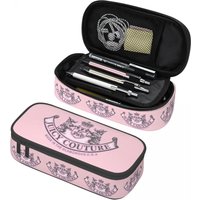 Juicy Couture Classic Pencil Case Pencil Pouch Storage Stationery Supplies Big Capacity Pen Box Pencil Bag for Students