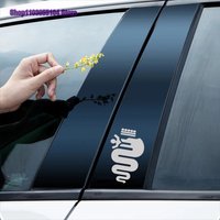 2PCS Car Body Sticker Vinyl Decal For Alfa Romeo Alfa Romeo Giulietta Mito Stelvio Giulia 159 147 156 Styling Accessories