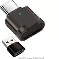 TF Card Reader, USB C to SD Card Reader,USB C Card Reader,Type C TF Memory Card Reader for IPhone 15 MacBook Laptops and Mor