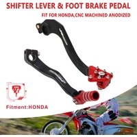 Motocycle CNC Foldbale Gear Shift Lever Shifter Pedal Brake Pedal For HONDA CRF450R CRF250R CRF 450R 250R 250 450 R 450RX 250RX