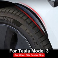 Car Mud Flasp for Tesla Model 3 2017-2021 Front Rear Wheels Mudguards Carbon Fiber ABS Splash Guards Fender Car Accessories