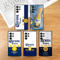 Fashion C-Corona Extra Beer Phone Case For Samsung Galaxy S25 S24 S22 S23 Ultra S21 S20 Plus 5G Frosted Non-Slip Full Soft Cover