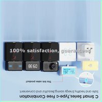 Zigbee Weather Station Digital Thermometer Tuya Hygrometer Electronic Table Clock Temperature and Humidity Sensor White-ABFT