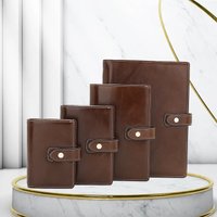 high quality soft brown a5 a6 a7 a8 genuine Leather Planner Genuine Cowhide Notebook Diary Organizer Journal