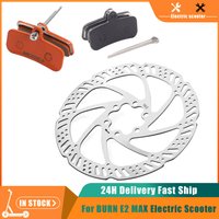 For BURN E2 MAX 160mm Disc Brake 6 Holes Stainless Steel Rotor Electric Scooter Disc Brake Pad Parts