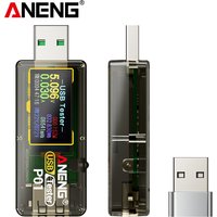ANENG P01 USB Tester DC 4-30V high-precision Multi-function fast charging tester monitoring voltage current capacity tester