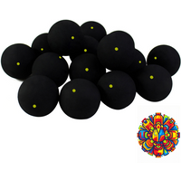 Rubber Squash Ball For Squash Racket Red Dot Blue Dot Ball Fast Speed For Beginner Or Training Accessories