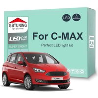 LED Interior Light Bulb Kit For Ford C-MAX C MAX Grand CMAX 2008-2013 2014 2015 2016 2017 2018 2019 Car Map Lamp Canbus No Error
