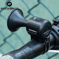 ROCKBROS Bicycle Bell Bike Electronic Loud Horn Bell Safety Cycling Electric Bell IPX4 Waterproof Bicycle Warning Bell Ring