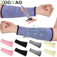1 Pair Arm Protectors for Thin Skin and Bruising Cut Resistant Forearm Sleeve Level 5 Arm Burn Protection Sleeve