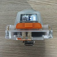 Waterproof Explosion-Proof Mining Lamp Ip67 2 * 18650 Lithium Battery 6600mah Large Display Headlight For Outdoor Exploration