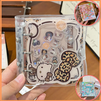 Handmade leopard print kt cat Acrylic Instant Photo Album One Grid Card Book 3 Inch Small Card Book Shaking Joy Toy Collectible
