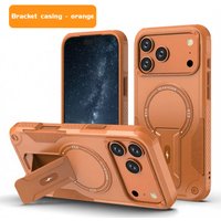 Armor Invisible Bracket for Magsafe Case For iPhone 17 Pro Max 16 15 13 14Plus 12 11 Magnetic Wireless Charge Stand Holder Cover
