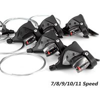 Bicycle Derailleur Front Rear Shift Lever 7/8/9/10/11Speed MTB Mountain Bike Shifter Bicycle Shifting Bicycle Parts microNEW