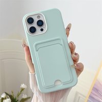 2in1 Card Holder Slot Wallet Photo Pocket Case For iPhone 16E 16 15 14 Plus 13 12 11 Pro Max Matte TPU+PC Shockproof Clear Cover