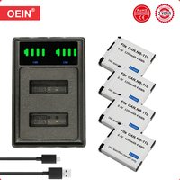4Pcs NB-11L NB 11LH Battery + LED Charger for Canon PowerShot A2300is A2500 A2600 A3400is A3500is A4000is ELPH 110 HS, 130 HS