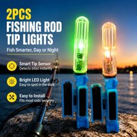 Color Changing Night Fishing Tip Light Multi-color Electric Fishing Glow Stick Induction Fishing Alarm Lamp Bright Luminous