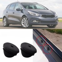 2Pcs For Kia Ceed SW 2012 2013 2014 2015 2016 2017 2018 Car Roof Rack Luggage Carrier Rails Stop Buffer Rubber Pad Cushion