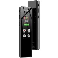 MECHEN 64GB Digitaler Sprachrekorder Sprachaktiviert mit Wiedergabefunktion für Vorlesungen Meetings Audioaufnahmegerät Diktiergerät