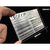 12 In 1 Drill Scribe Line Templates Ruler Detail Carve Hobby Model Craft DIY Tool Engraved Scribing Template Auxiliary Ruler