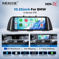 MEKEDE 10,25' Kabelloses CarPlay Android Auto Multimedia-Display für BMW 5er BMW F10 F11 2012-2017 CIC NBT System Android All-in-One Autoradio 8-Kern GPS-Navigation Unterstützt Dual-System-Umschaltung