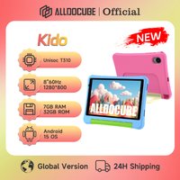 ALLDOCUBE KIDO Unisoc T310 8'' Kids Tablet 7GB( 3GB+4GB Virtual)RAM 32GB ROM 5000mAh Android 15 Go