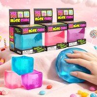 In Stock Nee doh Nice Cube Sensory Stress Reliever Fidget Tool for Anxiety & Focus Desk Sensory Cube For Adults Holiday Gift
