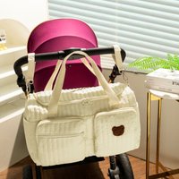1pcs Large Capacity Baby Diaper Bag for Travel - Multi-Pocket Waterproof Maternity Organizer Tote, Stroller Nappy Changing Bag
