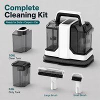 SIHAO 750W 15KPa Handheld Spot Cleaner, Spray Suction Integrated Carpet & Upholstery Vacuum for Sofa Pet Car Stain Cleaning